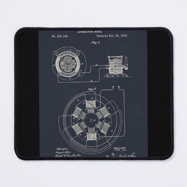 Item preview, 1896 Tesla Alternating Motor patent designed and sold by My Digital Mind.