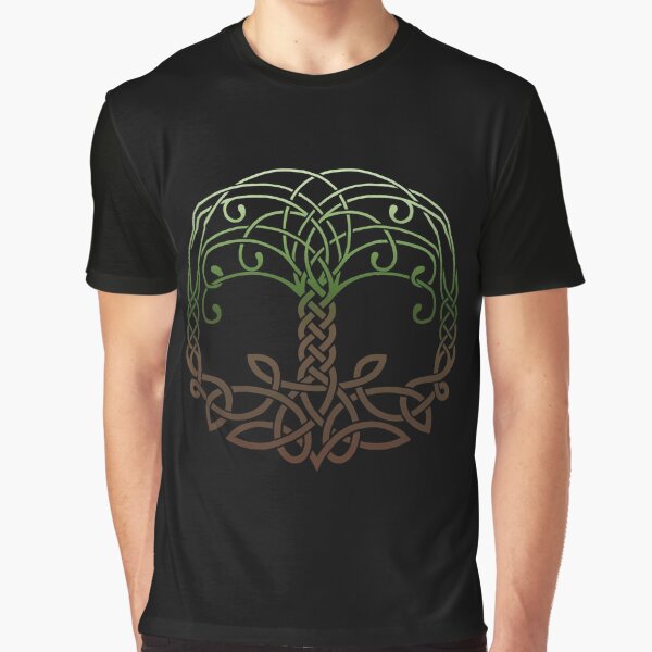 Yggdrasil Knotwork Graphic T-Shirt