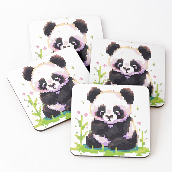 Artikelvorschau, Pixelkunst Panda – 16-Bit-Kunst entworfen und verkauft von octoboobs.