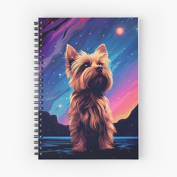 Item preview, Yorkshire Terrier Looks Up at the Night Starry Sky designed and sold by Je-we.