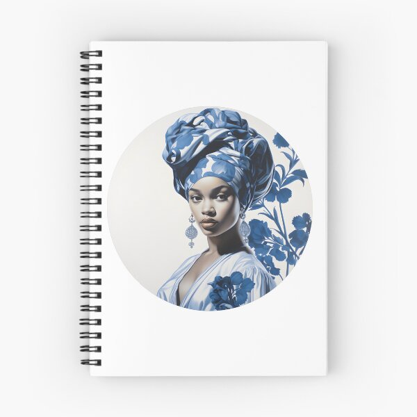 Item preview, Beautiful Woman in Blue, Chinoiserie Blue and White designed and sold by gemneye.