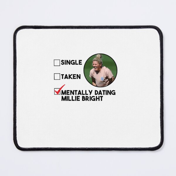 Item preview, Mentally Dating Millie Bright,Funny Tea Coffee Football mug Gift designed and sold by POPCulturejb.