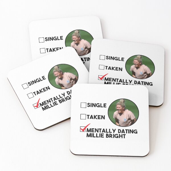 Artikelvorschau, Mental Dating Millie Bright, lustige Tee-, Kaffee- und Fußballtasse als Geschenk entworfen und verkauft von POPCulturejb.