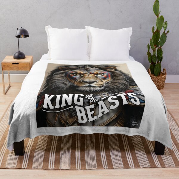 Item preview, Black King of the Beasts; Lion King; designed and sold by StickerApe.