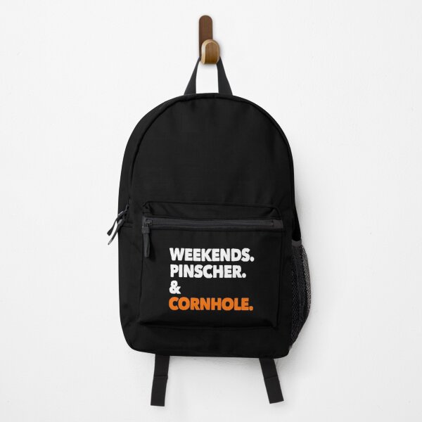 Item preview, Weekends Doberman Pinscher Cornhole Gift designed and sold by Guarddogdrive.