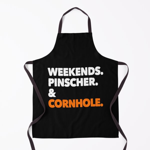 Item preview, Weekends Doberman Pinscher Cornhole Gift designed and sold by Guarddogdrive.