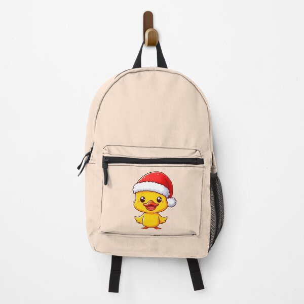 Item preview, Cute Santa Duckling Tangled Up In Christmas Tree Lights designed and sold by Lyssarien.