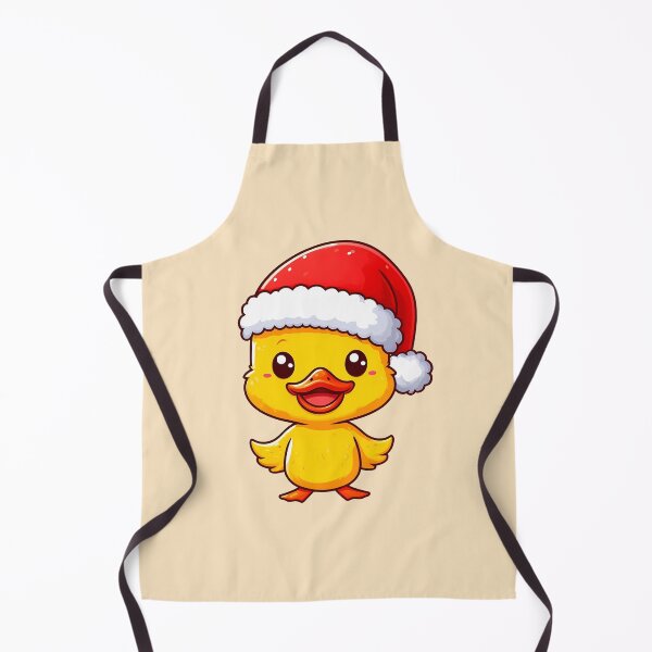 Item preview, Cute Santa Duckling Tangled Up In Christmas Tree Lights designed and sold by Lyssarien.