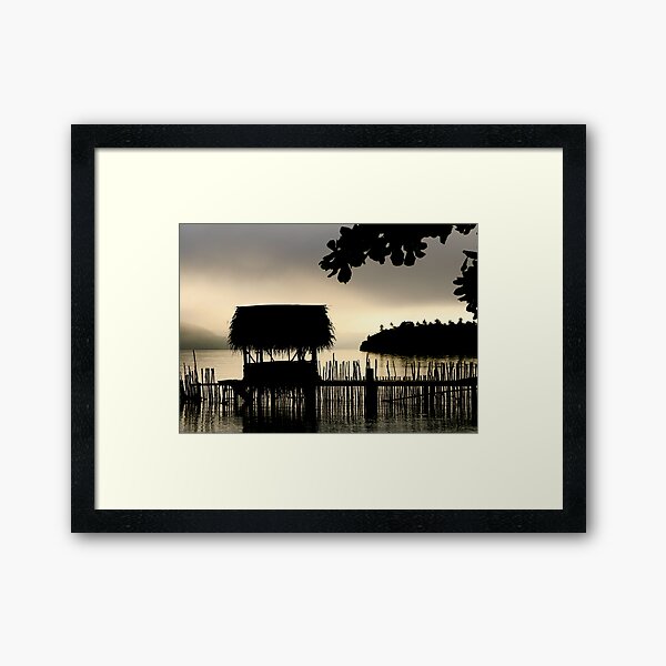 Tropical Morning Mist Framed Art Print