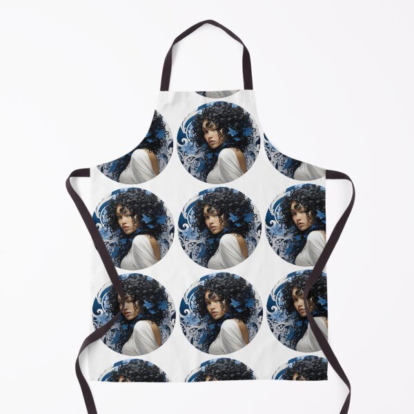 Item preview, Beautiful Woman in Blue, Chinoiserie Blue and White designed and sold by gemneye.