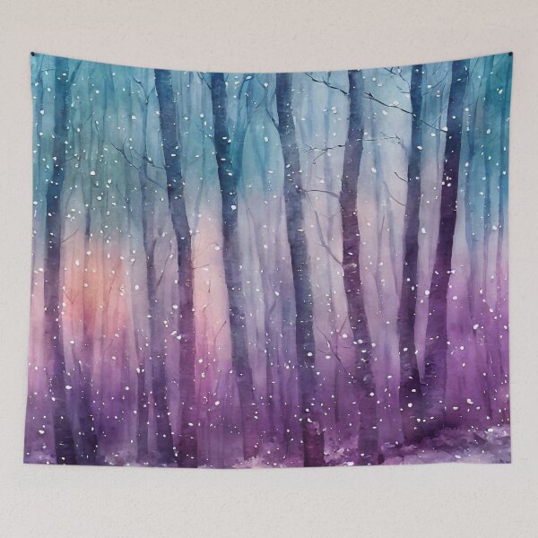 Item preview, Snow covered trees designed and sold by M-Y-A-R-T-.