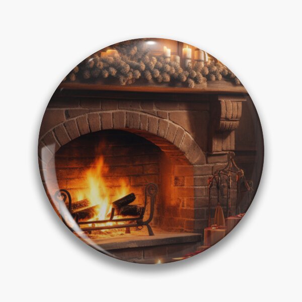 Item preview, Waiting for Christmas | A big Christmas tree in a cozy room with a fireplace. designed and sold by Cris888.