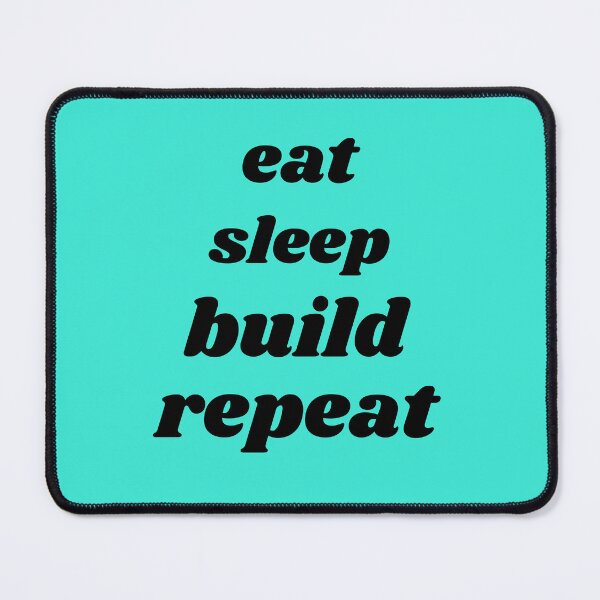 Item preview, Cute Eat Sleep Build Repeat quote, Building Blocks Bricks Master Builder designed and sold by Modren-design.
