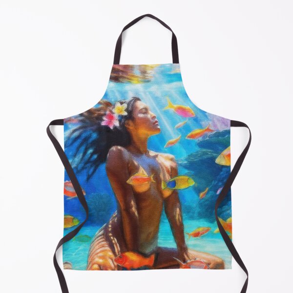 Aperçu de l'œuvre Blissful Underwater - Série Îles du Pacifique créée et vendue par AUTHENTIC AMERICANA ARTS.