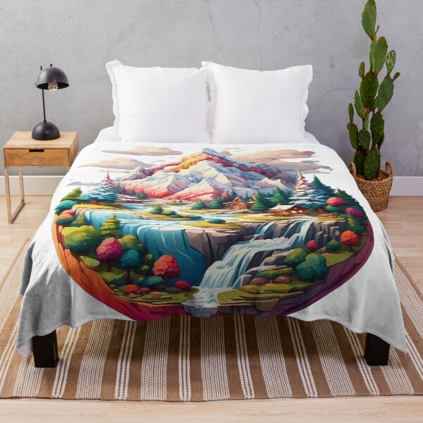 Item preview, Distant view of mountains and forest in winter. designed and sold by wplamkung.