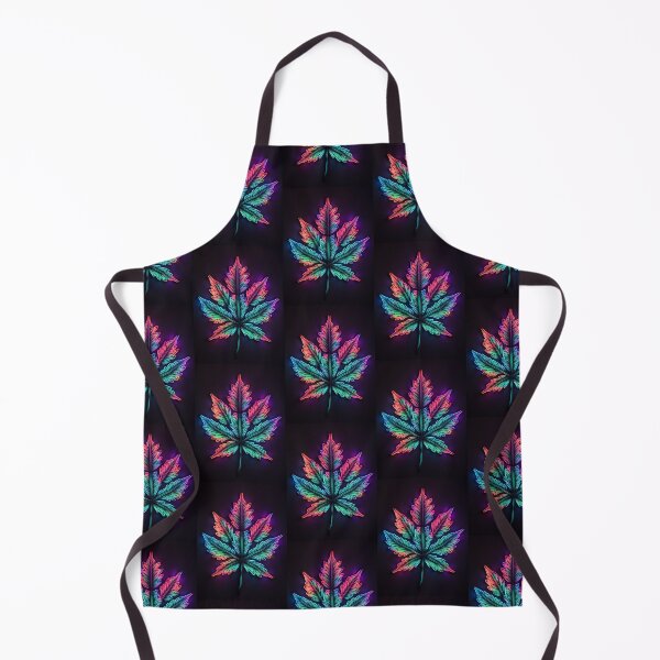 Item preview, Trippy Psychedelic Neon Groovy Cannabis Weed Leaf designed and sold by Printic.
