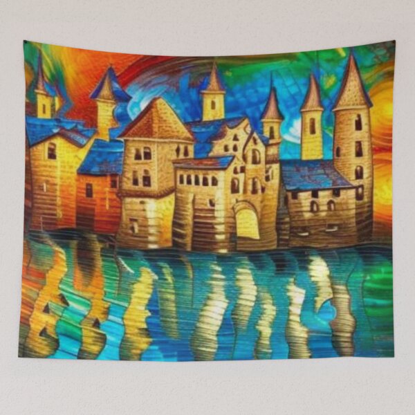 Item preview, Reflecting Medieval Castle designed and sold by George Hutton Hunter.