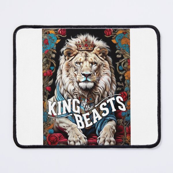 Item preview, King of the Beasts; Lion King; Pop Art; designed and sold by StickerApe.