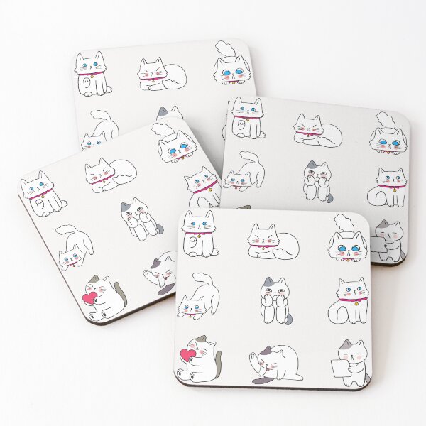 Item preview, adorable kitten in different situations designed and sold by huape.
