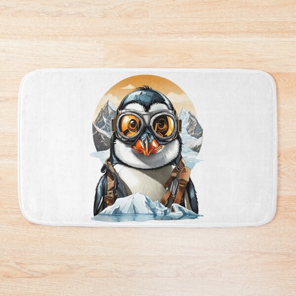 Item preview, Penguin's Reflection | Skiing Through Climate Change designed and sold by BlareBlare.