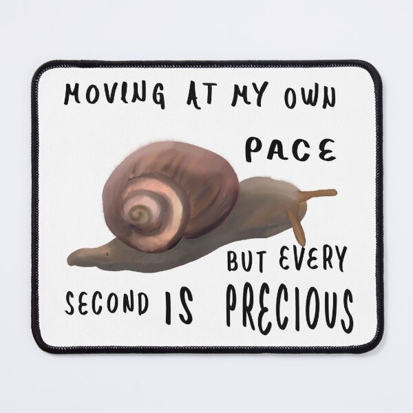 Item preview, Cute Precious Adventure Snail  | Slow and steady  |  Quotes Aesthetic designed and sold by DrStickerManiac.