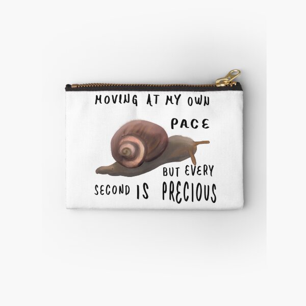 Item preview, Cute Precious Adventure Snail  | Slow and steady  |  Quotes Aesthetic designed and sold by DrStickerManiac.