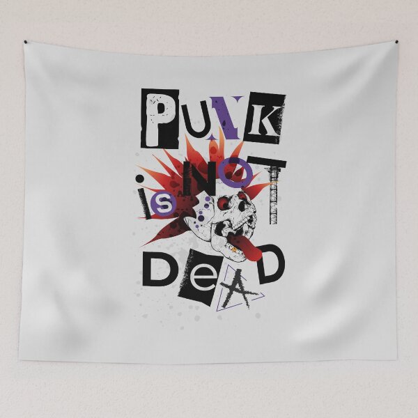 Item preview, Punk is not dead wagging tongue designed and sold by nesgalina.