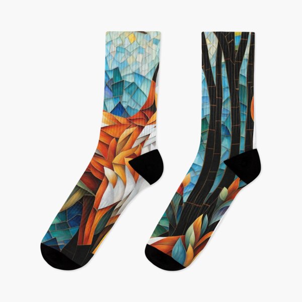 Item preview, Hermoso diseño de arte mosaico Zorro en el bosque designed and sold by Butler in the Home.