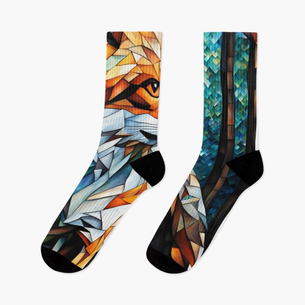 Item preview, Hermoso diseño de arte mosaico Zorro en el bosque designed and sold by Butler in the Home.