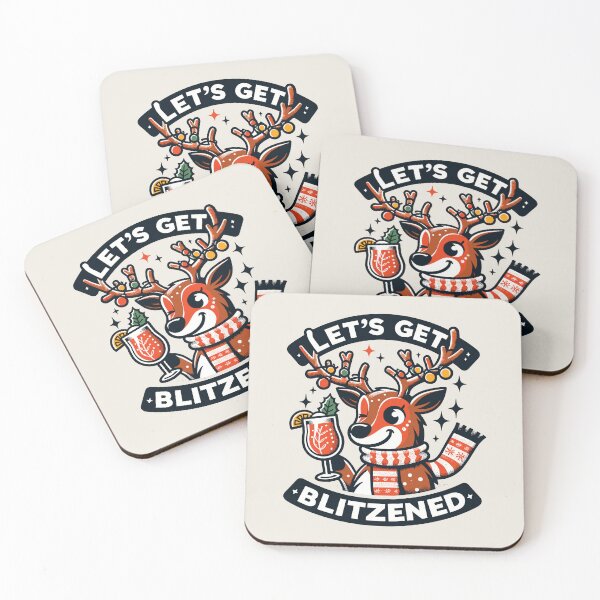 Item preview, Reindeer's Festive Cheer - Let's Get Blitzened designed and sold by Bratak.