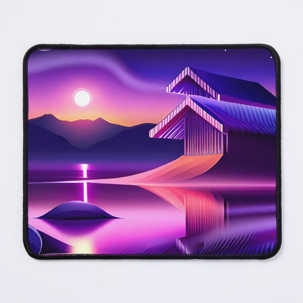 Item preview, Purple Night by the Lakeside designed and sold by WhimsyRealm.