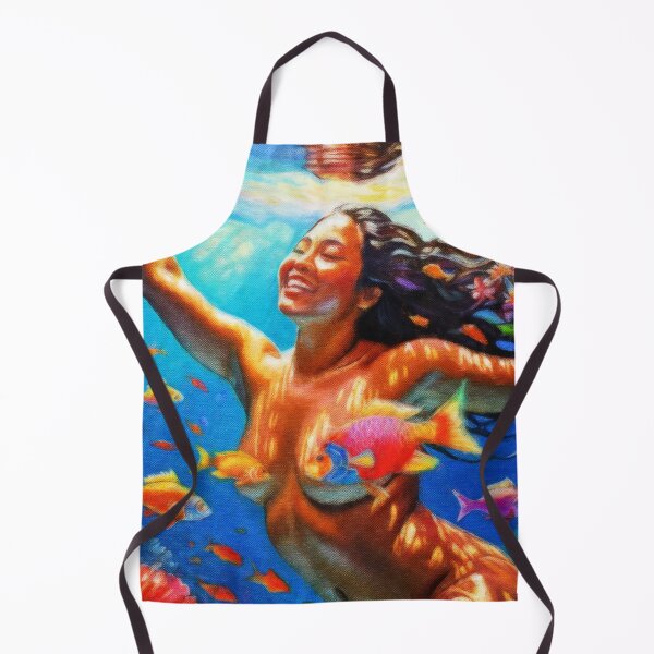 Item preview, Blissful Happiness Underwater - Pacific Islands Series designed and sold by AUTHENTIC AMERICANA ARTS.