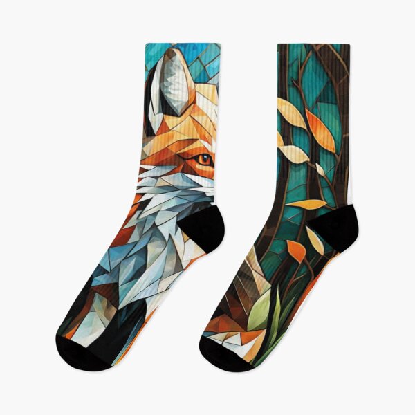 Item preview, Hermoso diseño de arte mosaico Zorro en el bosque designed and sold by Butler in the Home.