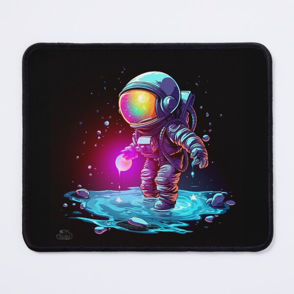 Item preview, Wading Starcatcher Astronaut Illustration designed and sold by HummingbirdIA.