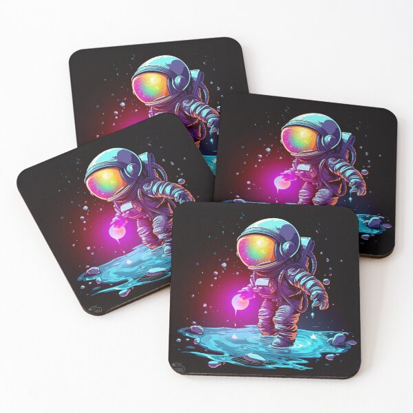 Item preview, Wading Starcatcher Astronaut Illustration designed and sold by HummingbirdIA.