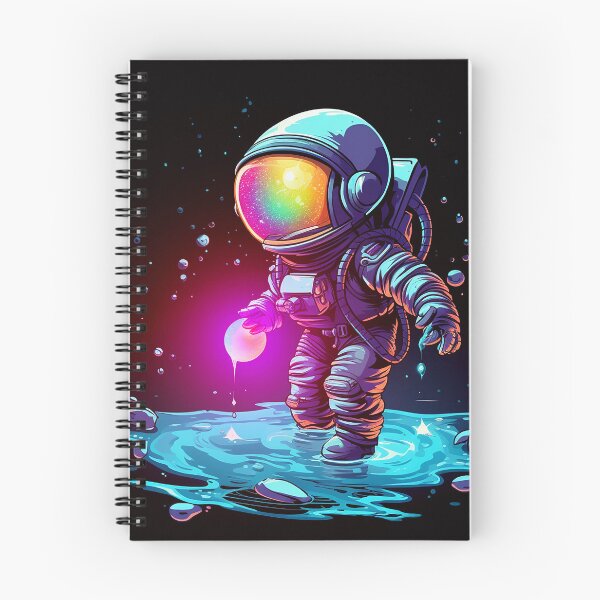 Item preview, Wading Starcatcher Astronaut Illustration designed and sold by HummingbirdIA.