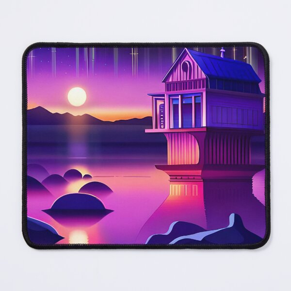 Item preview, Tranquil Reflections: Purple Night Haven designed and sold by WhimsyRealm.