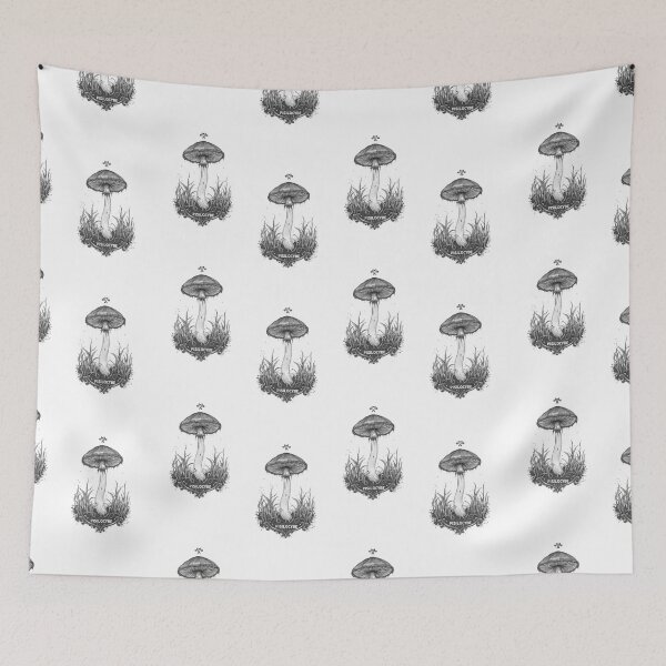 Item preview, Psychodelic mushrooms patern Psilocybe designed and sold by AAcrew.