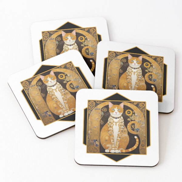 Item preview, Gustav Klimt Cat designed and sold by Wilcox PhotoArt.