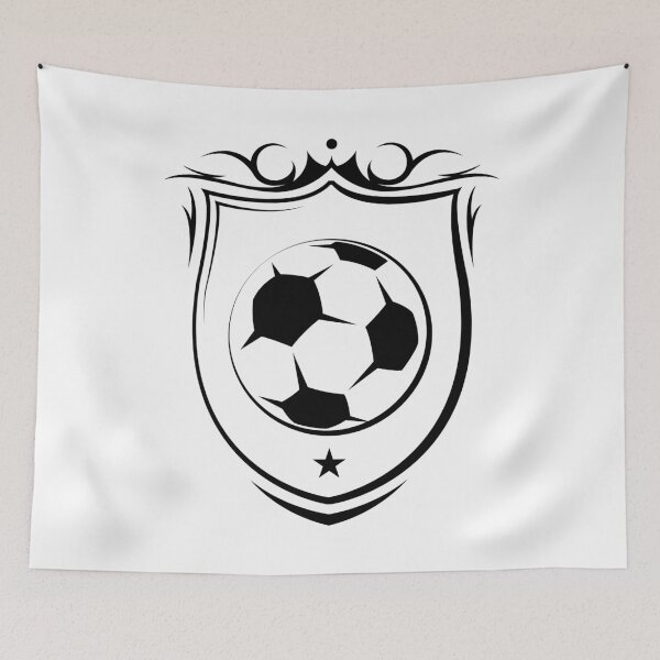 Item preview, Coat of arms emblem football team club logo fireball shot goal team designed and sold by AndreMi.