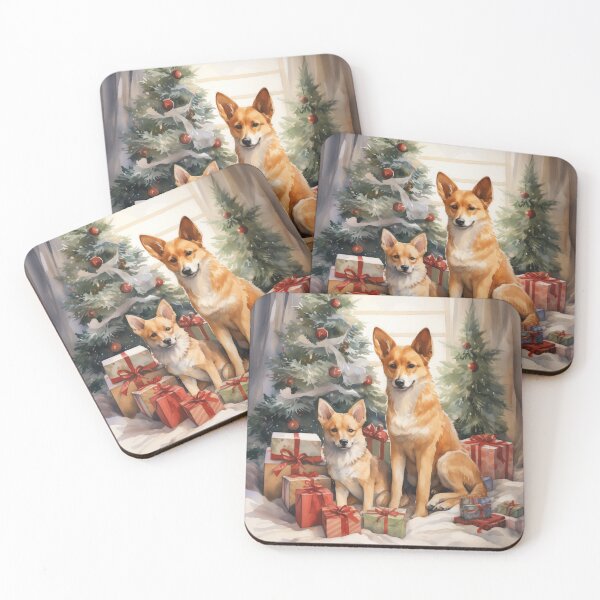 Item preview, Dingoes watercolor  designed and sold by Samuelsboro.