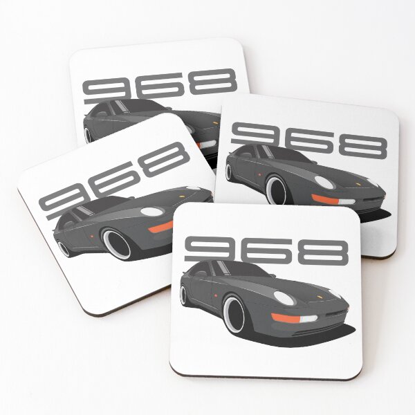 Item preview, Porsche 968 Illustration Black designed and sold by blackdogshop.
