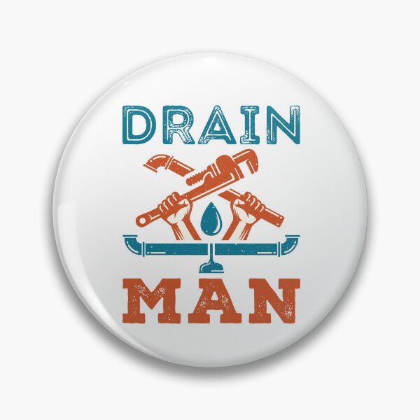Item preview, Funny Plumber Pipefitter Drain Man designed and sold by jaygo.