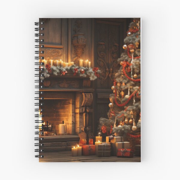 Item preview, Waiting for Christmas | A big Christmas tree in a cozy room with a fireplace... designed and sold by Cris888.