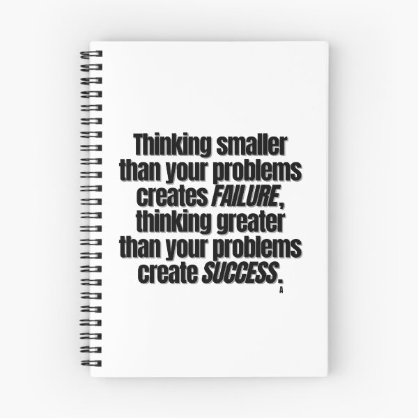 Item preview, Thinking smaller than your problems creates FAILURE, thinking greater than your problems create SUCCESS. designed and sold by Finds.