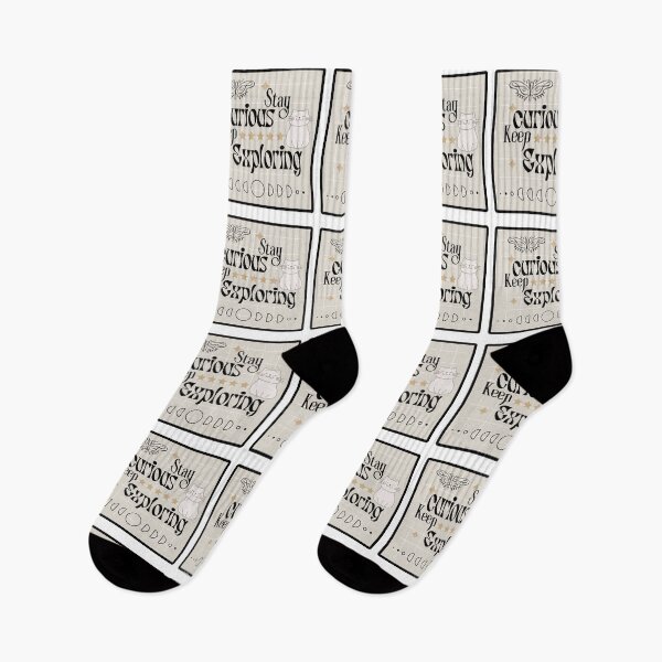 Item preview, stay curious keep exploring designed and sold by Taloory.