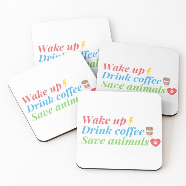Artikelvorschau, Kaffee trinken Tiere retten Veterinär entworfen und verkauft von ImaginePrinting.