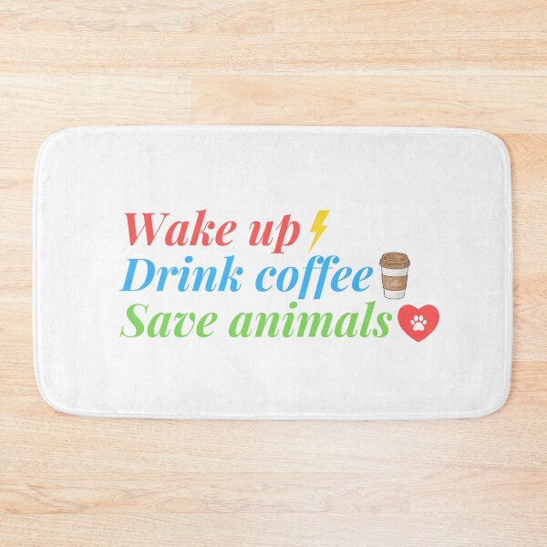 Item preview, Drink Coffee Save Animals Veterinary designed and sold by ImaginePrinting.