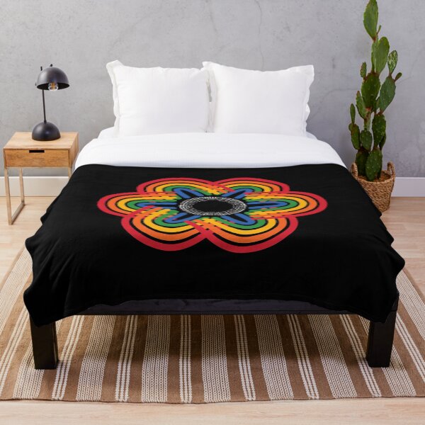 Item preview, Rainbow flowers art pattern designed and sold by Rbnano.
