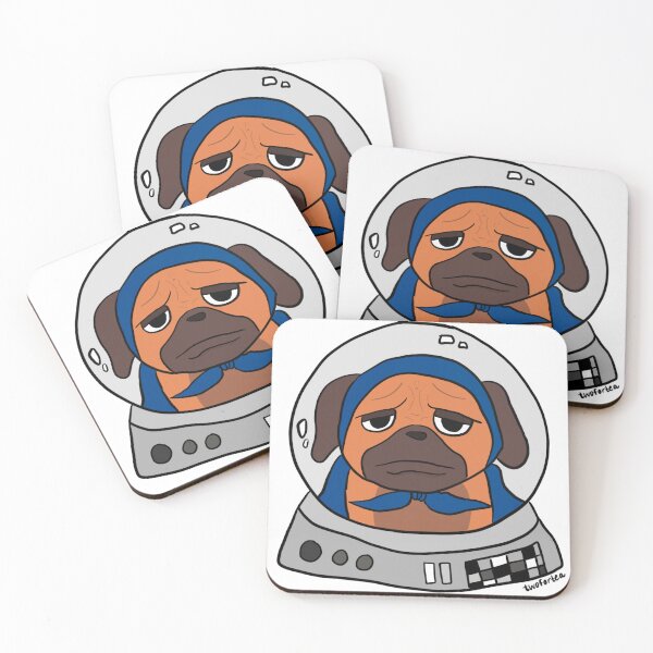 Item preview, Space Pug designed and sold by hotbevdysphoria.